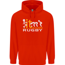 Fook It Im Playing Rugby Union Player Funny Mens 80% Cotton Hoodie Bright Red