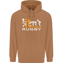 Fook It Im Playing Rugby Union Player Funny Mens 80% Cotton Hoodie Caramel Latte