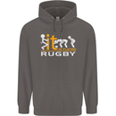 Fook It Im Playing Rugby Union Player Funny Mens 80% Cotton Hoodie Charcoal