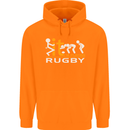 Fook It Im Playing Rugby Union Player Funny Mens 80% Cotton Hoodie Orange