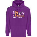 Fook It Im Playing Rugby Union Player Funny Mens 80% Cotton Hoodie Purple