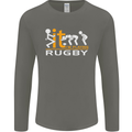 Fook It Im Playing Rugby Union Player Funny Mens Long Sleeve T-Shirt Charcoal