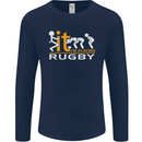 Fook It Im Playing Rugby Union Player Funny Mens Long Sleeve T-Shirt Navy Blue