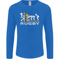 Fook It Im Playing Rugby Union Player Funny Mens Long Sleeve T-Shirt Royal Blue