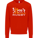 Fook It Im Playing Rugby Union Player Funny Mens Sweatshirt Jumper Bright Red