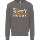 Fook It Im Playing Rugby Union Player Funny Mens Sweatshirt Jumper Charcoal