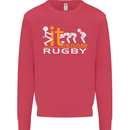 Fook It Im Playing Rugby Union Player Funny Mens Sweatshirt Jumper Heliconia
