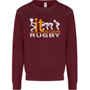 Fook It Im Playing Rugby Union Player Funny Mens Sweatshirt Jumper Maroon