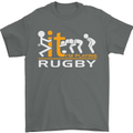 Fook It Im Playing Rugby Union Player Funny Mens T-Shirt Cotton Gildan Charcoal