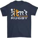 Fook It Im Playing Rugby Union Player Funny Mens T-Shirt Cotton Gildan Navy Blue