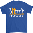 Fook It Im Playing Rugby Union Player Funny Mens T-Shirt Cotton Gildan Royal Blue