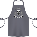 Fook Off My Life Rules Skull Finger Flip Cotton Apron 100% Organic Steel