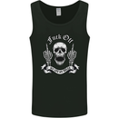 Fook Off My Life Rules Skull Finger Flip Mens Vest Tank Top Black
