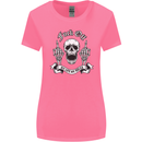 Fook Off My Life Rules Skull Finger Flip Womens Wider Cut T-Shirt Azalea