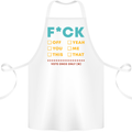 Fook Off Yeah You Me This Funny Offensive Cotton Apron 100% Organic White