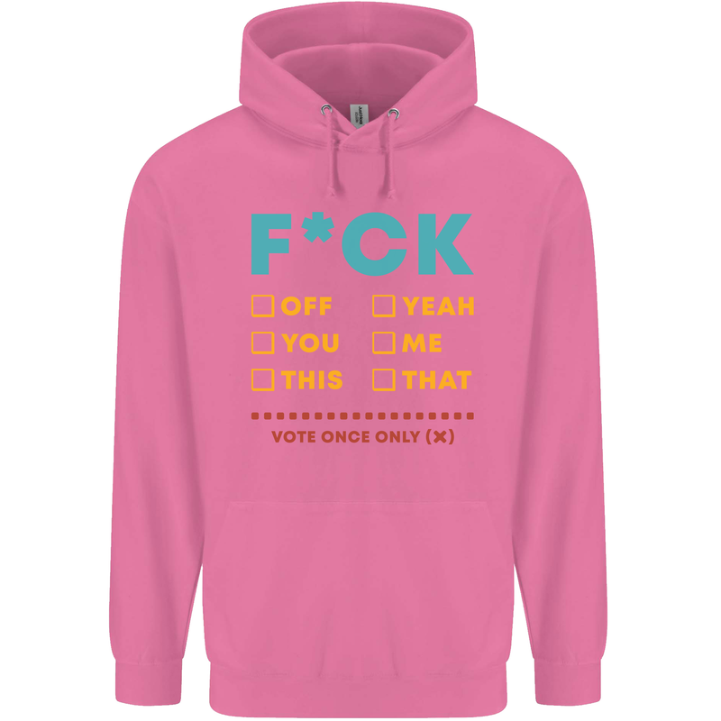 Fook Off Yeah You Me This Funny Offensive Mens 80% Cotton Hoodie Azelea