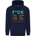 Fook Off Yeah You Me This Funny Offensive Mens 80% Cotton Hoodie Navy Blue