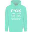 Fook Off Yeah You Me This Funny Offensive Mens 80% Cotton Hoodie Peppermint
