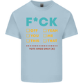 Fook Off Yeah You Me This Funny Offensive Mens Cotton T-Shirt Tee Top Light Blue