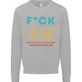 Fook Off Yeah You Me This Funny Offensive Mens Sweatshirt Jumper Sports Grey