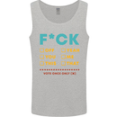 Fook Off Yeah You Me This Funny Offensive Mens Vest Tank Top Sports Grey