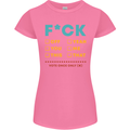 Fook Off Yeah You Me This Funny Offensive Womens Petite Cut T-Shirt Azalea