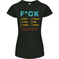 Fook Off Yeah You Me This Funny Offensive Womens Petite Cut T-Shirt Black