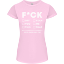Fook Off Yeah You Me This Funny Offensive Womens Petite Cut T-Shirt Light Pink