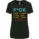 Fook Off Yeah You Me This Funny Offensive Womens Wider Cut T-Shirt Black