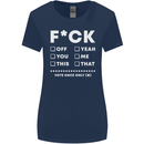 Fook Off Yeah You Me This Funny Offensive Womens Wider Cut T-Shirt Navy Blue