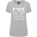 Fook Off Yeah You Me This Funny Offensive Womens Wider Cut T-Shirt Sports Grey