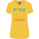 Fook Off Yeah You Me This Funny Offensive Womens Wider Cut T-Shirt Yellow