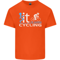 Fook it I'm Going Cycling Cyclist Bicycle Mens Cotton T-Shirt Tee Top Orange