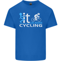 Fook it I'm Going Cycling Cyclist Bicycle Mens Cotton T-Shirt Tee Top Royal Blue