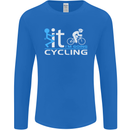 Fook it I'm Going Cycling Cyclist Bicycle Mens Long Sleeve T-Shirt Royal Blue