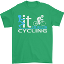 Fook it I'm Going Cycling Cyclist Bicycle Mens T-Shirt Cotton Gildan Irish Green