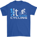 Fook it I'm Going Cycling Cyclist Bicycle Mens T-Shirt Cotton Gildan Royal Blue