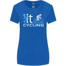 Fook it I'm Going Cycling Cyclist Bicycle Womens Wider Cut T-Shirt Royal Blue