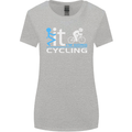 Fook it I'm Going Cycling Cyclist Bicycle Womens Wider Cut T-Shirt Sports Grey