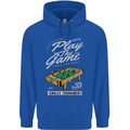Foosball Play the Game Football Footy Childrens Kids Hoodie Royal Blue