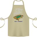 Foosball Play the Game Football Footy Cotton Apron 100% Organic Khaki