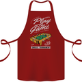 Foosball Play the Game Football Footy Cotton Apron 100% Organic Maroon