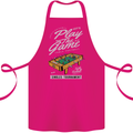 Foosball Play the Game Football Footy Cotton Apron 100% Organic Pink