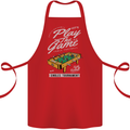 Foosball Play the Game Football Footy Cotton Apron 100% Organic Red