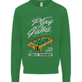 Foosball Play the Game Football Footy Kids Sweatshirt Jumper Irish Green