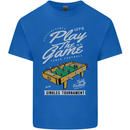 Foosball Play the Game Football Footy Kids T-Shirt Childrens Royal Blue