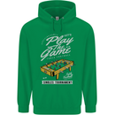 Foosball Play the Game Football Footy Mens 80% Cotton Hoodie Irish Green