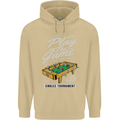 Foosball Play the Game Football Footy Mens 80% Cotton Hoodie Sand