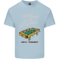 Foosball Play the Game Football Footy Mens Cotton T-Shirt Tee Top Light Blue