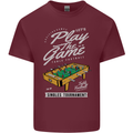 Foosball Play the Game Football Footy Mens Cotton T-Shirt Tee Top Maroon